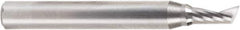 Amana Tool - 3/16" Cutting Diam x 3/8" Length of Cut, 1 Flute, Upcut Spiral Router Bit - Uncoated, Right Hand Cut, Solid Carbide, 2" OAL x 1/4" Shank Diam, 30° Helix Angle - USA Tool & Supply