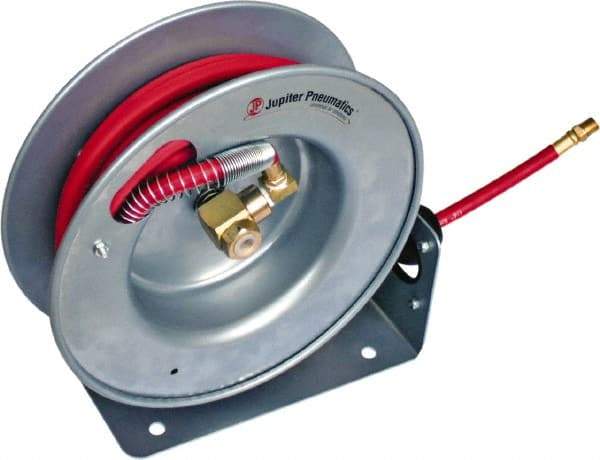 PRO-SOURCE - 15' Spring Retractable Hose Reel - 300 psi, Hose Included - USA Tool & Supply