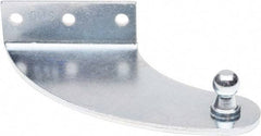 Associated Spring Raymond - 4" Long x 0.875" Deep x 2.75" High Zinc Plated Mounting Bracket - For Hydraulic Dampers & Gas Springs - USA Tool & Supply