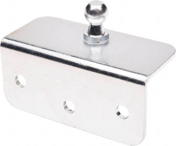 Associated Spring Raymond - 3-1/2" Zinc Plated Mounting Bracket - For Hydraulic Dampers & Gas Springs - USA Tool & Supply