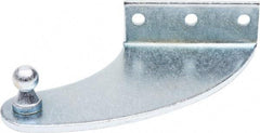 Associated Spring Raymond - 4" Long x 0.875" Deep x 2.75" High Zinc Plated Mounting Bracket - For Hydraulic Dampers & Gas Springs - USA Tool & Supply