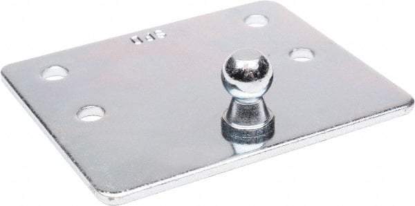 Associated Spring Raymond - 3-1/2" Zinc Plated Mounting Bracket - For Hydraulic Dampers & Gas Springs - USA Tool & Supply