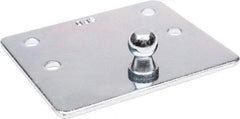 Associated Spring Raymond - 3-1/2" Zinc Plated Mounting Bracket - For Hydraulic Dampers & Gas Springs - USA Tool & Supply