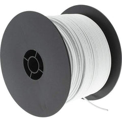 EastPenn - 16 AWG, 500' OAL, Hook Up Wire - White Polyethylene Jacket - USA Tool & Supply