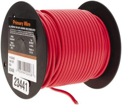 EastPenn - 14 AWG Automotive Plastic Insulated, Single Conductor Wire - 100' Long, Red - USA Tool & Supply