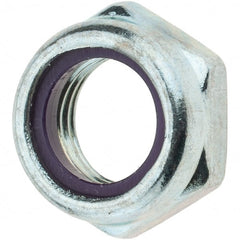 Value Collection - 1/2-20 UNF Grade 2 Hex Jam Lock Nut with Nylon Insert - USA Tool & Supply