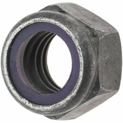 Value Collection - 7/16-14 UNC Grade 8 Hex Lock Nut with Nylon Insert - USA Tool & Supply