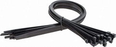 Value Collection - 36" Long Black Nylon Standard Cable Tie - 175 Lb Tensile Strength, 278mm Max Bundle Diam - USA Tool & Supply