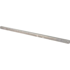 Value Collection - 12" Long x 3/8" High x 3/8" Wide, Plain Steel Oversized Key Stock - Cold Drawn Steel - USA Tool & Supply