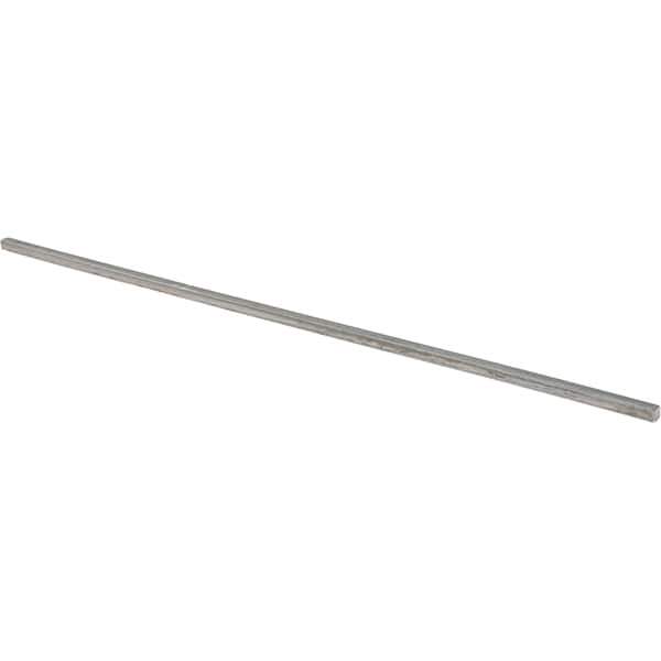 Value Collection - 12" Long x 3/16" High x 3/16" Wide, Plain Steel Undersized Key Stock - Cold Drawn Steel - USA Tool & Supply