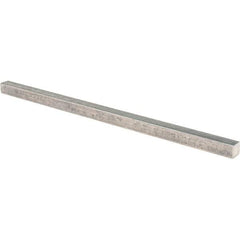 Value Collection - 12" Long x 1/2" High x 1/2" Wide, Plain Steel Undersized Key Stock - Cold Drawn Steel - USA Tool & Supply