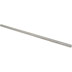 Value Collection - 12" Long x 1/4" High x 1/4" Wide, Plain Steel Undersized Key Stock - Cold Drawn Steel - USA Tool & Supply