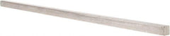 Value Collection - 12" Long x 3/8" High x 3/8" Wide, Plain Steel Undersized Key Stock - Cold Drawn Steel - USA Tool & Supply