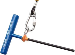 Proto - 5mm Hex, Tethered T-Handle Cushion Grip, Hex Key - 6" OAL, Alloy Steel, Metric System of Measurement - USA Tool & Supply