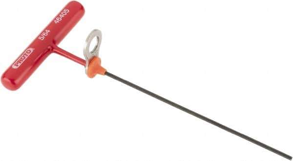 Proto - 5/64" Hex, Tethered T-Handle Cushion Grip, Hex Key - 6" OAL, Alloy Steel, Inch System of Measurement - USA Tool & Supply