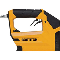 Stanley Bostitch - 3/8" Crown, 18 Gauge, 100 Staple Capacity Power Stapler - 1/4" Inlet, 70 to 100 psi Air Pressure, - USA Tool & Supply