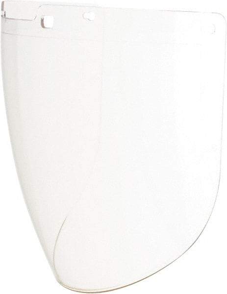 Uvex - Anti-Fog & Scratch Resistant Clear Polycarbonate Face Shield - 9" High x 15-7/8" Wide x 2.2mm Thick, Compatible with Uvex Turboshields - USA Tool & Supply
