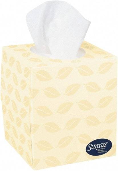 Kleenex - Decorative Box of White Facial Tissues - 2 Ply, Recycled Fibers - USA Tool & Supply