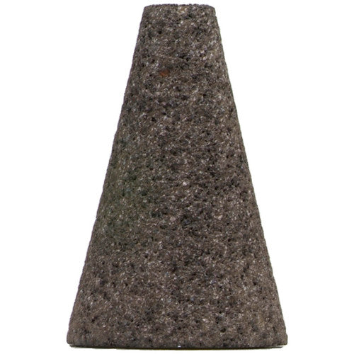 2″ × 1/2″ × 3″ × 5/8″–11 Gemini Snagging Wheel Type 17 Cones-Square Tip 24 Grit - USA Tool & Supply