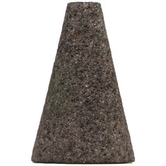 2″ × 1/2″ × 3″ × 5/8″–11 Gemini Snagging Wheel Type 17 Cones-Square Tip 24 Grit - USA Tool & Supply