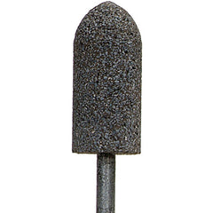 7/8″ × 2″ 1/4″ Spindle NorZon Mounted Point A11 24 Grit Zirconia Alumina - USA Tool & Supply