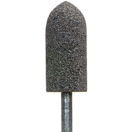 7/8″ × 2″ 1/4″ Spindle Charger Mounted Point A11 30 Grit Zirconia Alumina/Aluminum Oxide - USA Tool & Supply