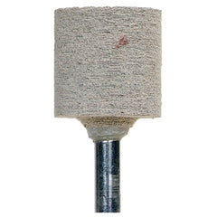 1″ × 1″ Cotton Fiber Mounted Point W220 80 Grit Aluminum Oxide - USA Tool & Supply