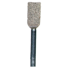 1/4″ × 1/2″ 1/8″ Spindle Cotton Fiber Mounted Point W163 80 Grit Aluminum Oxide - USA Tool & Supply