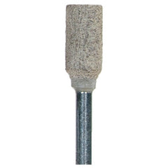1/4″ × 1/2″ 1/8″ Spindle Cotton Fiber Mounted Point W163 120 Grit A/O - USA Tool & Supply