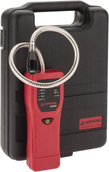 Amprobe - Portable Gas Leak Detector - LED Display, Detects Methane & Propane Gas Only - USA Tool & Supply