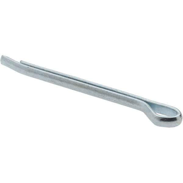 Bee Leitzke - 7/64" Diam x 1-1/2" Long Hammerlock Cotter Pin - Grade 2, Zinc-Plated, Steel - USA Tool & Supply