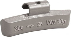 Value Collection - Weight Style IAWz, 10g, Wheel Weight for All Truck Size Tires - USA Tool & Supply