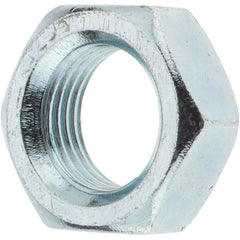 Value Collection - 5/8-18 UNF Steel Right Hand Hex Jam Nut - 15/16" Across Flats, 3/8" High, Uncoated - USA Tool & Supply