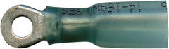 Value Collection - 16-14 AWG Partially Insulated Crimp Connection Circular Ring Terminal - #6 Stud, Copper Contact - USA Tool & Supply