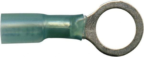 Value Collection - 16-14 AWG Partially Insulated Crimp Connection Circular Ring Terminal - 5/16" Stud, Copper Contact - USA Tool & Supply