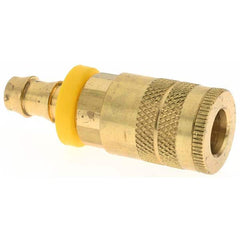 Parker - Pneumatic Hose Fittings & Couplings Type: Coupler Thread Type: Push-Lok Hose Barb - USA Tool & Supply