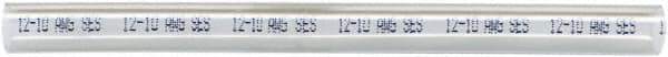 Value Collection - 6" Long, 2.5:1, Ionic Polymer Heat Shrink Electrical Tubing - Clear - USA Tool & Supply