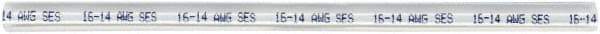 Value Collection - 6" Long, 2.5:1, Ionic Polymer Heat Shrink Electrical Tubing - Clear - USA Tool & Supply