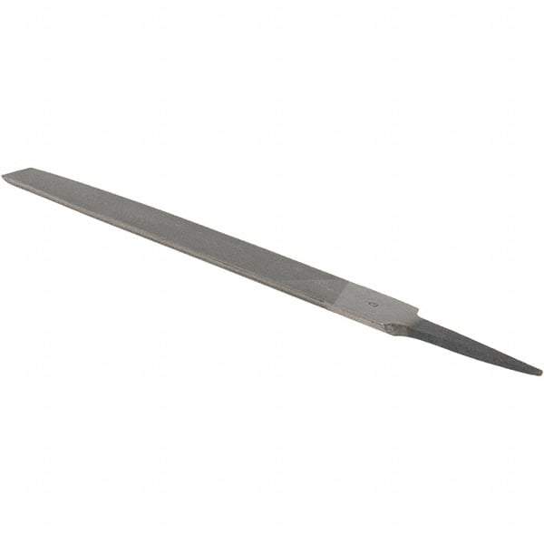 Value Collection - 8" Long, Smooth Cut, Half Round American-Pattern File - Double Cut, 7/32" Overall Thickness - USA Tool & Supply