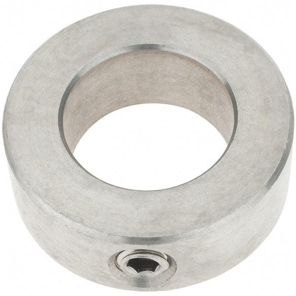 Import - 15/16" Bore, Stainless Steel, Set Screw Shaft Collar - 1-1/2" Outside Diam, 9/16" Wide - USA Tool & Supply
