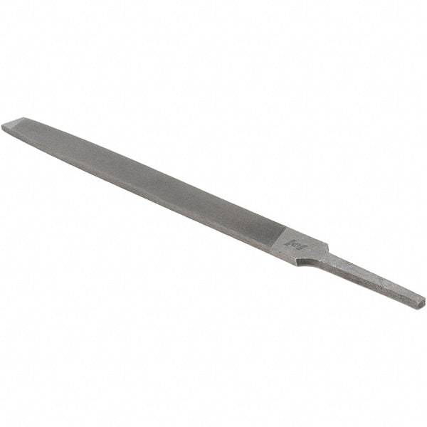 Value Collection - 6" Long, Smooth Cut, Mill American-Pattern File - Single Cut, 7/64" Overall Thickness - USA Tool & Supply