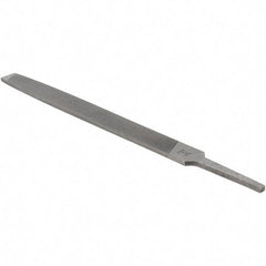 Value Collection - 6" Long, Smooth Cut, Mill American-Pattern File - Single Cut, 7/64" Overall Thickness - USA Tool & Supply