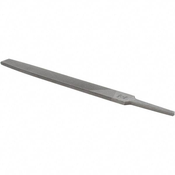 Value Collection - 8" Long, Smooth Cut, Flat American-Pattern File - Double Cut, 7/32" Overall Thickness - USA Tool & Supply