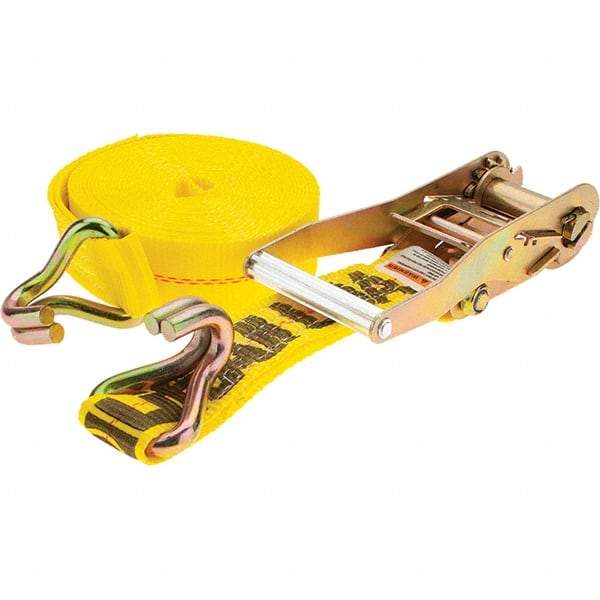 Lift-All - 27' Long x 2" Wide, 3,300 Lb Basket Capacity, Polyester Web Sling - USA Tool & Supply