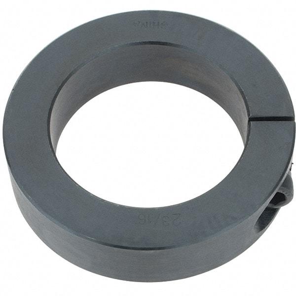 Import - 2-3/16" Bore, Steel, One Piece Clamp Collar - 3-1/4" Outside Diam, 3/4" Wide - USA Tool & Supply