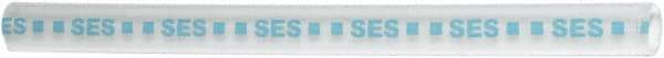 Value Collection - 6" Long, 4:1, Polyolefin Heat Shrink Electrical Tubing - Clear, Blue - USA Tool & Supply