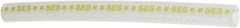 Value Collection - 6" Long, 4:1, Polyolefin Heat Shrink Electrical Tubing - Clear, Yellow - USA Tool & Supply