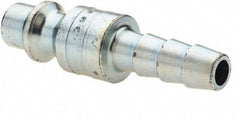 Parker - Hose Barb Industrial Pneumatic Hose Connector - Steel, 1/4" Body Diam, 1/4" Hose ID - USA Tool & Supply