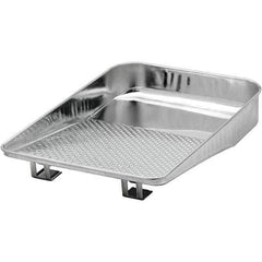 Krylon - 9" Roller Compatible Paint Tray - 3 Pt Capacity, Metal - USA Tool & Supply