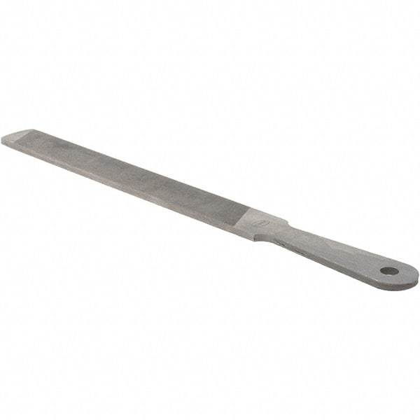 Value Collection - 10" Long, Flat American-Pattern File - Single, Double Cut, 3/16" Overall Thickness - USA Tool & Supply